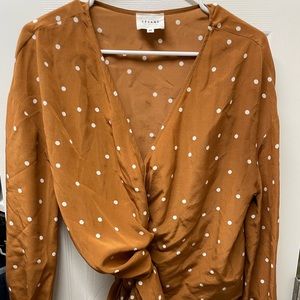 Sézane Anya Wrap Top